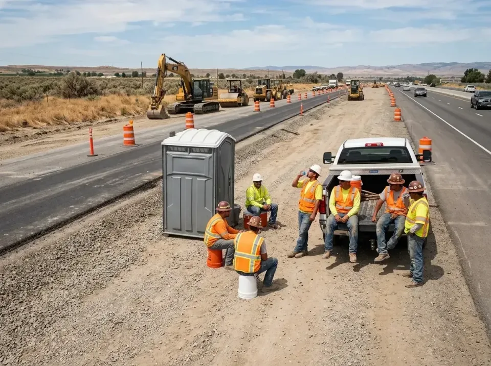 highway-road-construction-crew-007 — frequently asked questions, Porta Potty and Restroom Rentals in Farmers Loop, AK